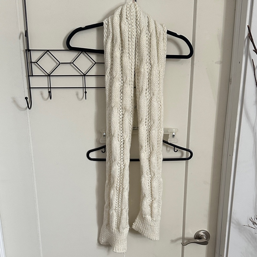 Cozy Cable Knit Sweater Scarf